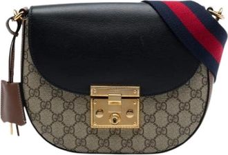 Gucci Pre-owned Vintage Crossbody Bag - Dames - Vintage Schoudertas - Veelkleurig - ONE Size - Leer - Vintage