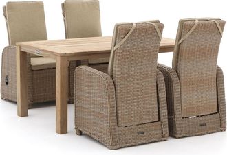 Intenso Furniture Intenso Umbria/ROUGH-S 160cm dining tuinset 5-delig verstelbaar