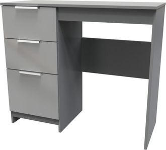 Welcome Furniture Paris Ready Assembled Dressing Table - Uniform Matt & Dusk Grey - Welcome Furniture | TJ Hughes