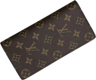 Louis Vuitton Pre-owned Monogram Long Wallet (bi-fold) - unisex - Vintage Accessoires - Bruin - ONE Size - Vintage