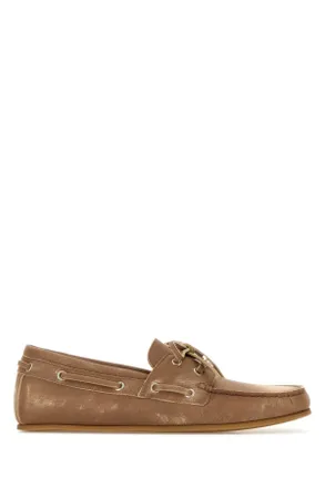 Gucci Camel Leather Loafers