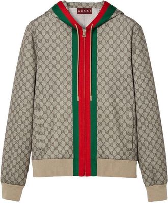 Gucci Technical Jersey Zip Jacket Beige Ebony 795071-XJGRV-2270