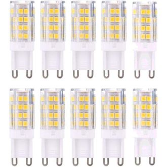 OEM Bombillas Led G9, Blanco C&aacute;lido 3000k, 5w, Equivalente A Bombillas Hal&oacute;genas De 40w, 420 L&uacute;menes, No Regulables, Tama&ntilde;o Del Paquete - Crezuo