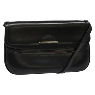 Bally Tweedehands leren schoudertassen - Dames - Pre-owned - Zwart - Maat: ONE Size Leer