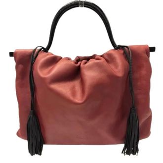 Loewe Pre-owned Bucket Bag - Dames - Vintage Tas - Rood - ONE Size - Leer - Vintage