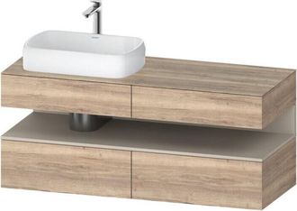 Duravit Qatego Consola Mueble Bajo Lavabo, 2 Extensiones, 2 - Duravit