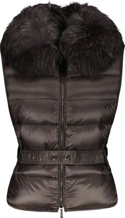 Moorer Rienzain Bodywarmer - female - Moorer - Waistcoats - Brown - XS - Jackets