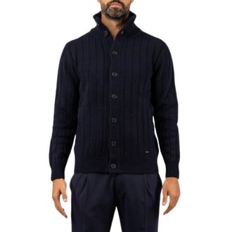 Brooksfield Gebreide trui - Heren - Truien - Blauw - Maat: XL