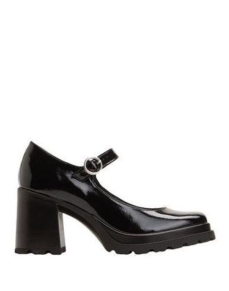 8 by YOOX PATENT LEATHER MARY JANE PUMPS