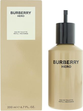 Burberry Mens Hero For Men Eau de Toilette 200ml Refill For Him - One Size