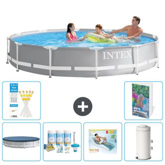 Intex Piscina Prism Frame Redonda - 366x76 Cm - 7-piezas S161