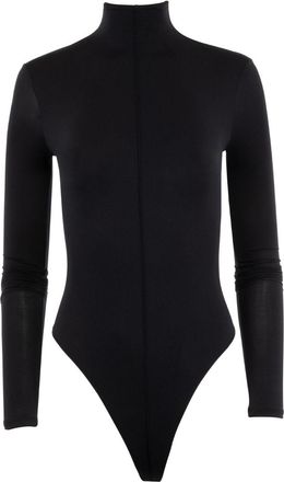 Wardrobe.NYC Body con maniche lunghe - Nero