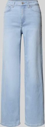 Only Wide Leg Jeans aus Baumwoll-Mix Modell MADISON in Hellblau, Gr&ouml;&szlig;e XL/30