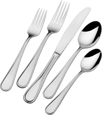Mikasa Bravo 45Pc 18/10 Stainless Steel Flatware Set, Service For 8