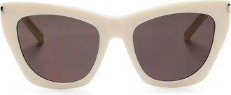 Saint Laurent Eyewear Occhiali da sole Kate - Bianco