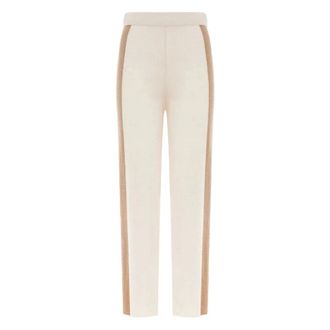 Akep Dames, Broeken, Beige, Maat: XS