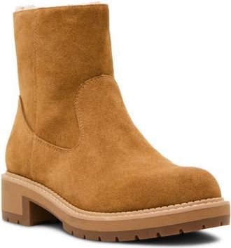 Blondo Nappa Waterproof Suede Bootie in Camel Sued at Nordstrom, Size 7.5