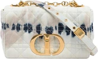 Dior Pre-owned Caro Crossbody - Dames - Vintage Schoudertas - Wit - ONE Size - Leer - Vintage