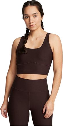 Under Armour Dames/Dames Meridian Ribbed Snug Fit Tank Top (Bruin)