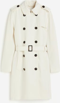 H&M Zweireihiger Trenchcoat - Beige