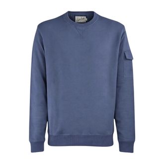 MC2 Saint Barth Sweatshirts, male, Blue, Size: 2XL Chester Sweatshirt