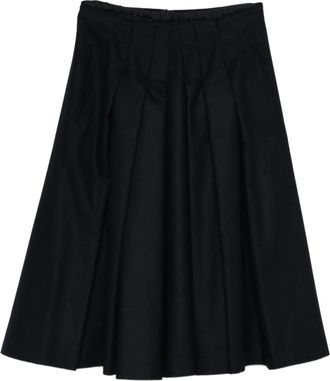 Aspesi Gonna midi plissettata - Blu