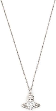 Vivienne Westwood Ariella Orb-charm necklace - women - Brass/glass - OS - Silver