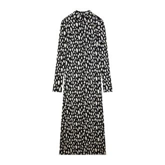 Patrizia Pepe Dames, Jurken, Veelkleurig, Maat: S Viscose
