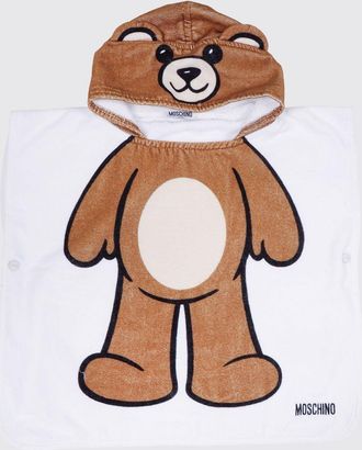 Moschino Accappatoio Teddy in spugna di cotone