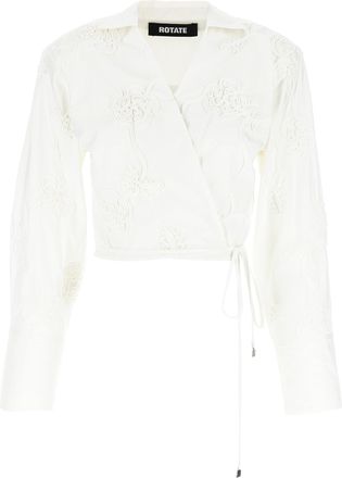 Rotate Ruota Birger Christensen Wrap Cotton Shirt