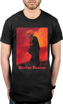 AWDIP Official Marilyn Manson Mad Monk T-Shirt Black