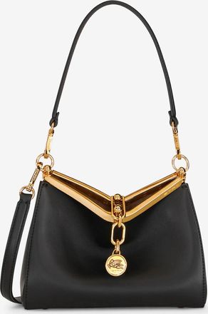 Etro Glattleder-Schultertasche Vela Small