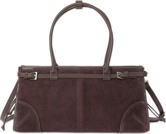 Tiffany & Fred Suede & Leather Top Handle Tote