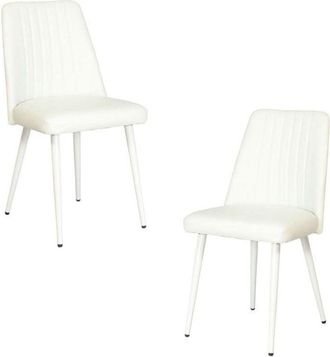 Regalos Miguel Packs Sillas Comedor - Pack 2 Sillas Betros Polipiel - Blanco