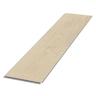 ML Design Suelo Vin&iacute;lico De Pvc 1.56m&sup2; Color Marr&oacute;n Roble Natural 20x Planchas De Vinilo Sistema Click 61x12,8cm, Grosor 4,2mm L&aacute;minas Efecto Madera Espiga Anti