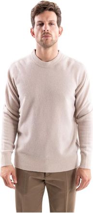 ATOMOFACTORY Jersey de cuello redondo - Knitwear - Hombre - Beige - XL