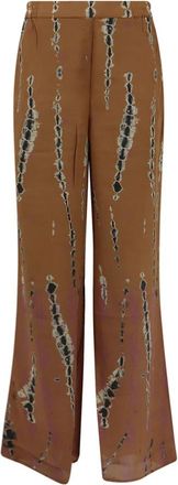 Mes Demoiselles... Wijde broek - Dames - Wijde Broeken - Bruin - 2XS - Broeken