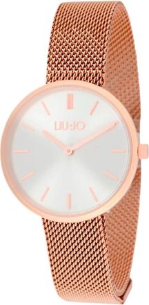 Liu Jo Story Goud Roze Roestvrij Stalen Horloge - Dames - Horloges - Roze - ONE Size - Accessoires