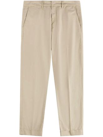 Fay cotton chinos - men - Cotton/Elastane - 38 - Neutrals