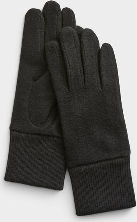 Simons Womens Felted wool gloves