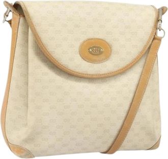 Gucci Pre-owned Vintage Schoudertas - Dames - Vintage Schoudertas - Wit - ONE Size - Leer - Vintage