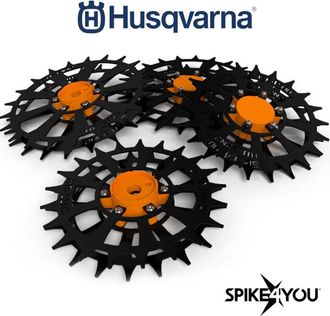 OEM Ruedas Para Robot Cortac&eacute;sped Husqvarna Automower 435, 535x Awd, Acero Inoxidable 3 Mm