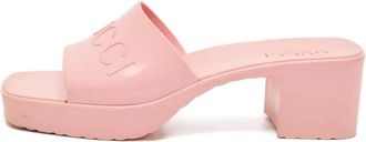 Gucci Sandali con tacco largo - Rosa