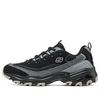 Skechers Dlites 1.0 Marathon Running Shoes Black Grey 894265-BKGY
