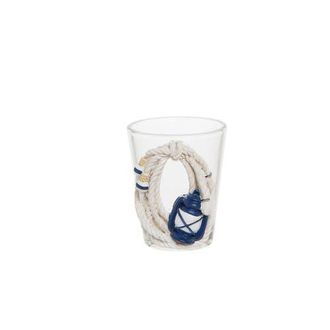 Beachcombers Resin Nautical Rope Shot Glass in White at Nordstrom