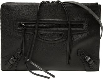 Balenciaga Pre-owned Balenciaga Grained Calfskin Neo Classic Zip Around Crossbody Ladies O45BRKEB3M8ZM97J