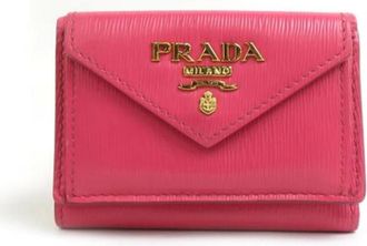 Prada Pre-owned Wallets, female, Pink, Size: ONE SIZE Pre-owned Vintage Wallet
