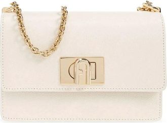 Furla Tassen, Dames, Wit, ONE Size, Leer, Mini Tas