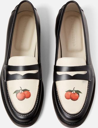 Duke + Dexter Duke + Dexter, Womens Wilde Orange Penny Loafer - Womens, Size 3