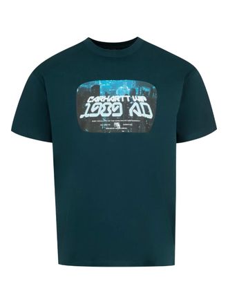 Carhartt Work in Progress Greatest Flicks T-shirt - men - Organic Cotton - S - Green